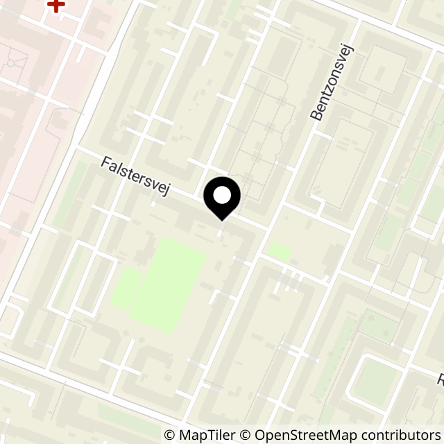 Kort over Falstersvej 3