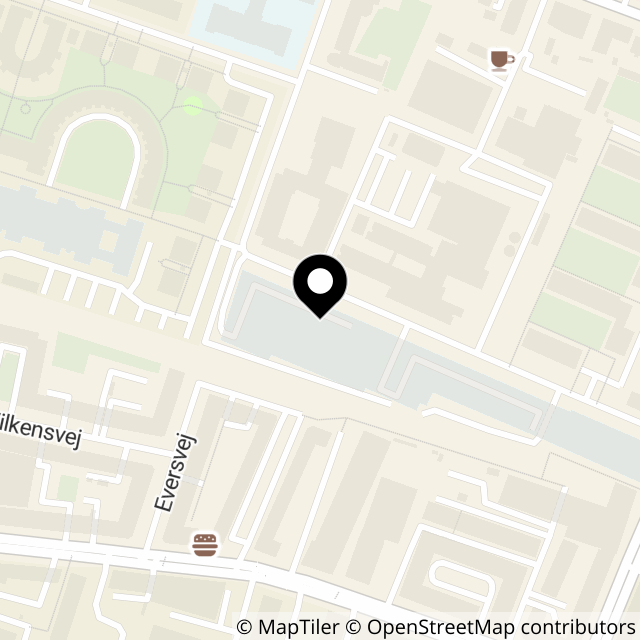 Kort over Stæhr Johansens Vej 7