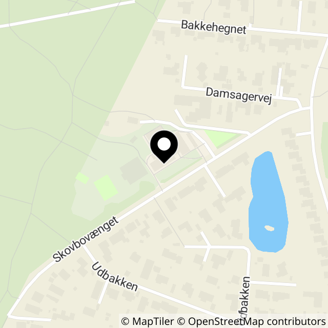Kort over Skovbovænget 124