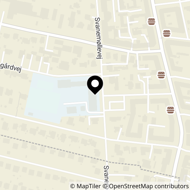 Kort over Svanemøllevej 87