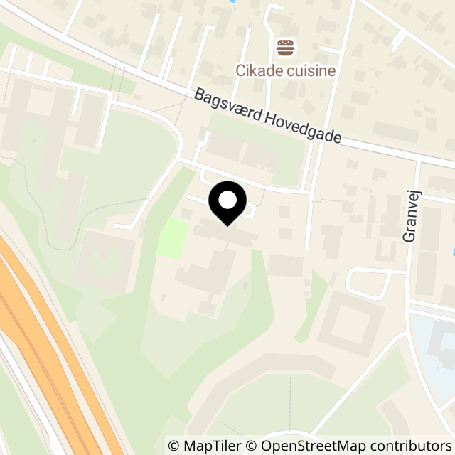 Kort over Taxvej 25