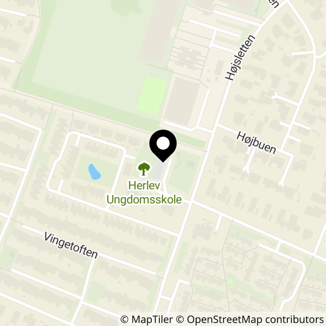 Kort over Højsletten 25
