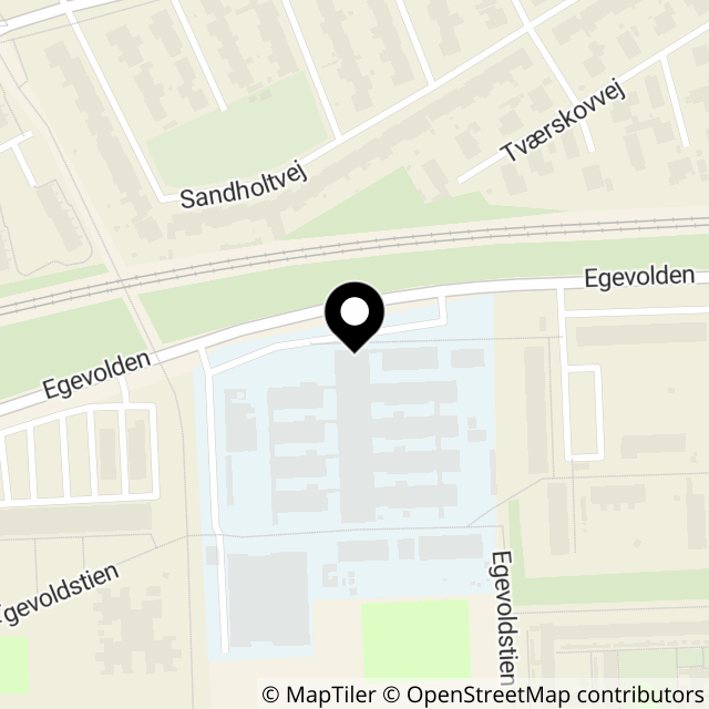 Kort over Egevolden 106