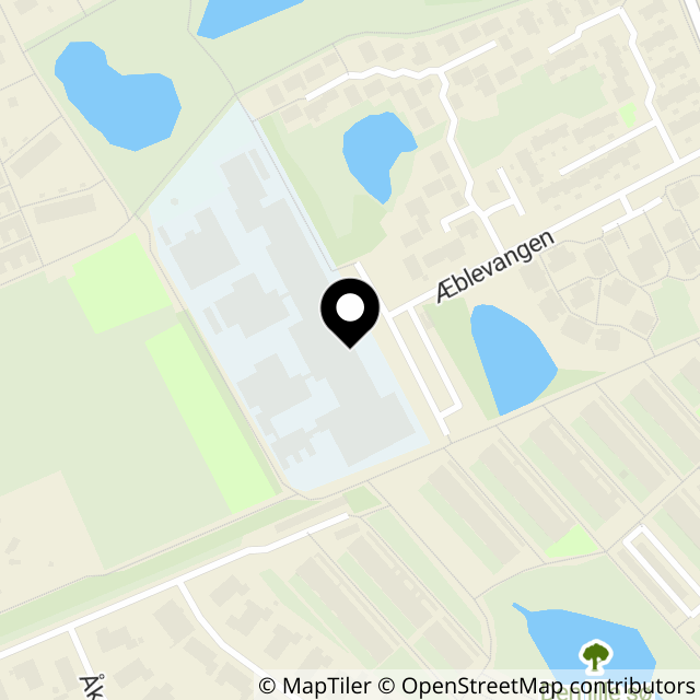 Kort over Æblevangen 126, Smørumnedre