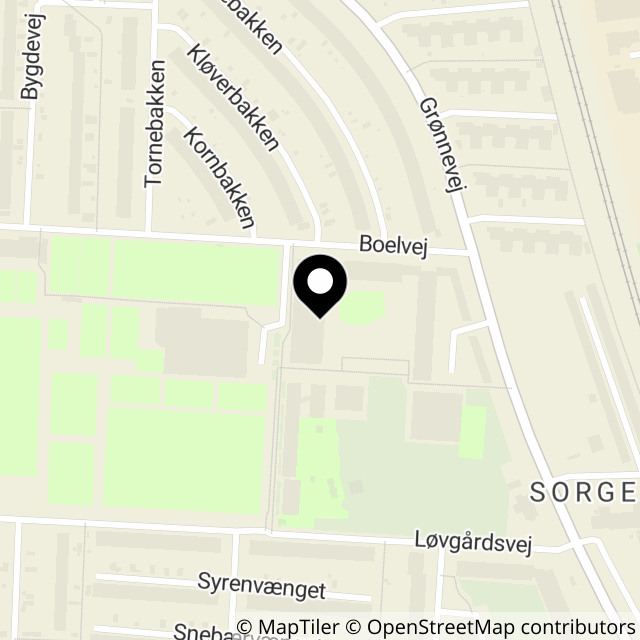 Kort over Grønnevej 218