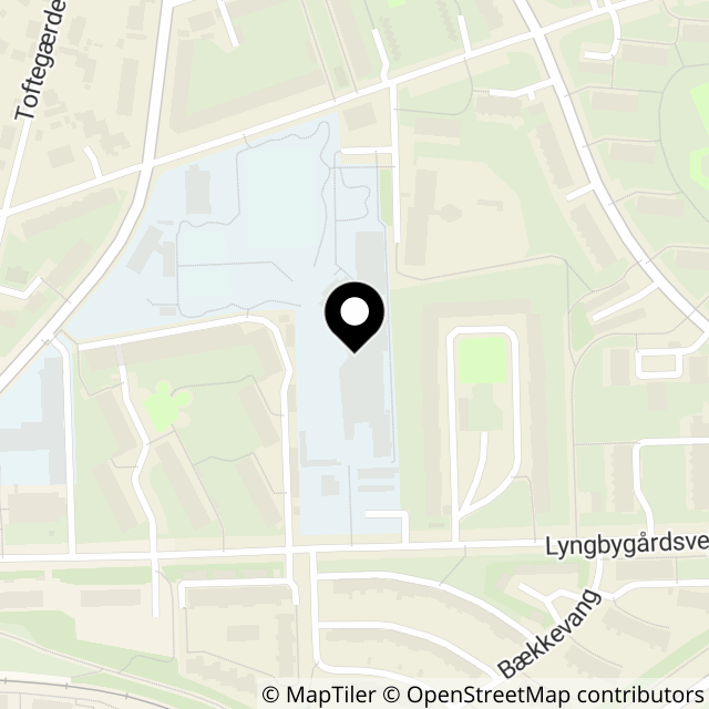 Kort over Lyngbygårdsvej 37