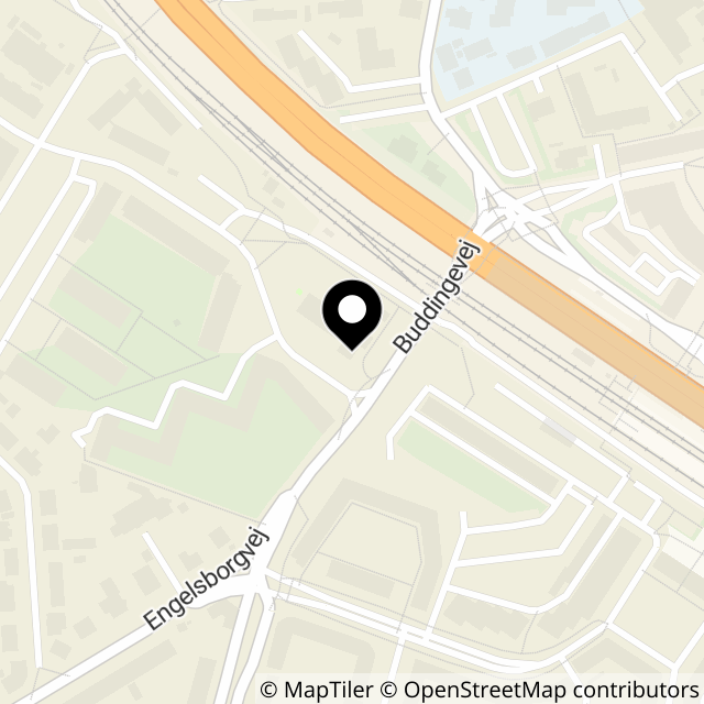 Kort over Buddingevej 6