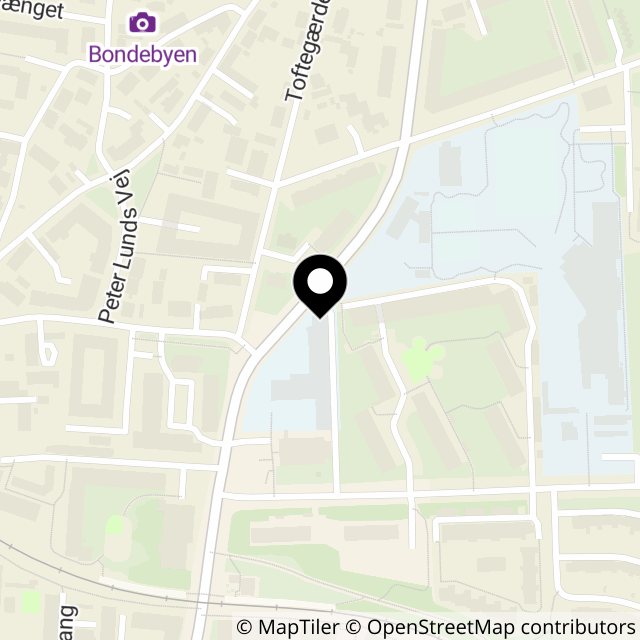 Kort over Toftebæksvej 30