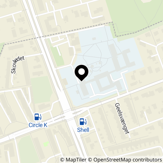 Kort over Kongevejen 252