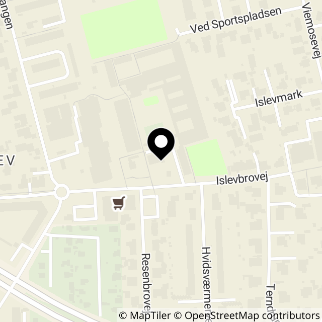 Kort over Islevbrovej 44