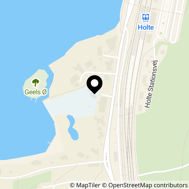 Kort over Vejlesøvej 40 B