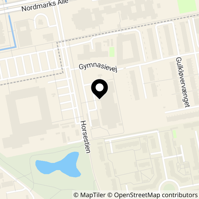 Kort over Gymnasievej 37