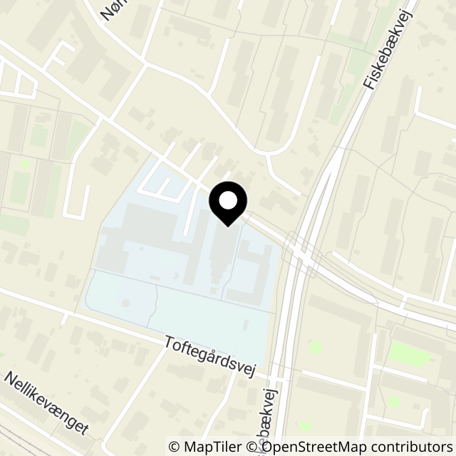 Kort over Ryetvej 1
