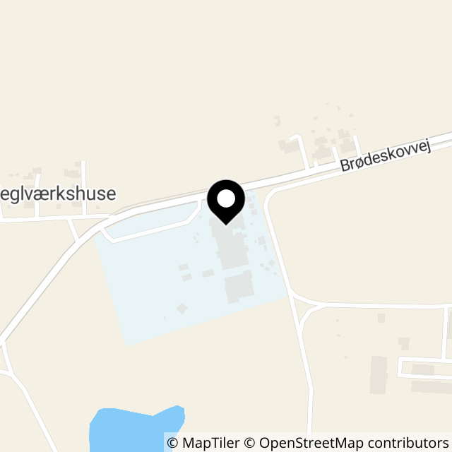 Kort over Brødeskovvej 3