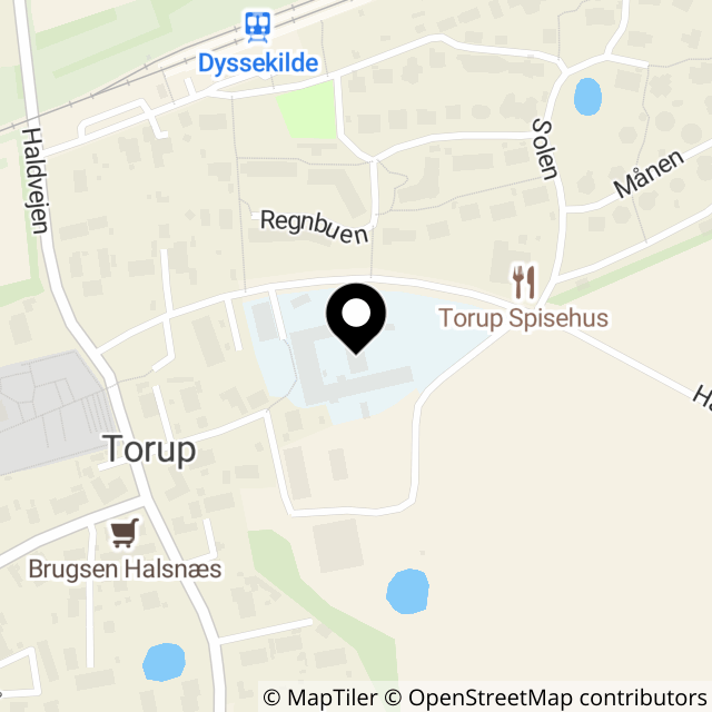 Kort over Hågendrupvejen 6, Torup