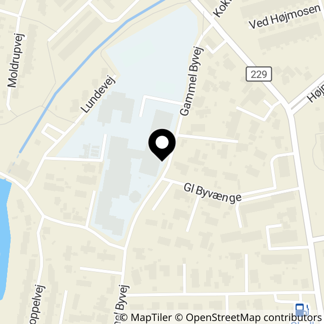 Kort over Gl. Byvej 10