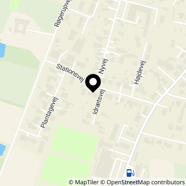 Kort over Stationsvej 9