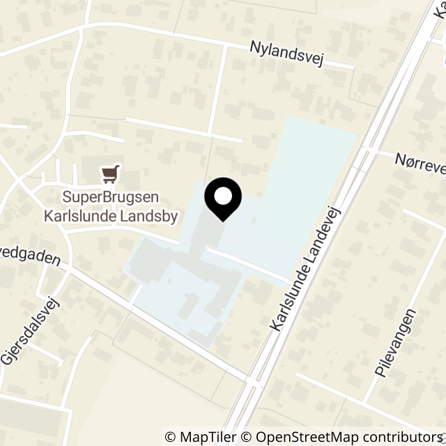 Kort over Karlslunde Landevej 22 B