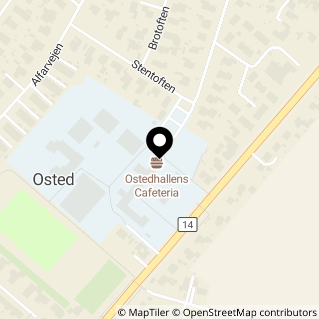 Kort over Langetoften 25, Osted
