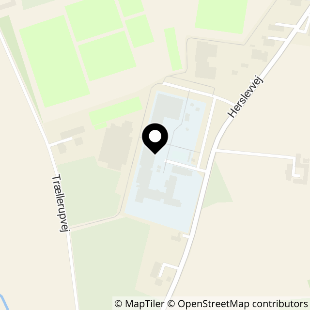 Kort over Herslevvej 23 A Gevninge