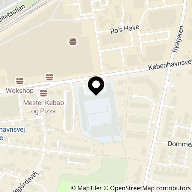 Kort over Københavnsvej 34