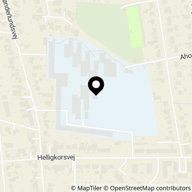 Kort over Helligkorsvej 42A