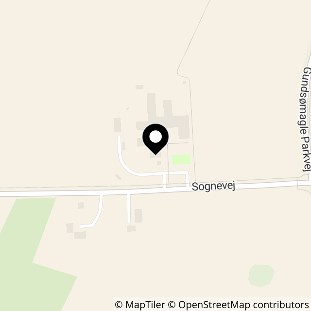 Kort over Sognevej 50