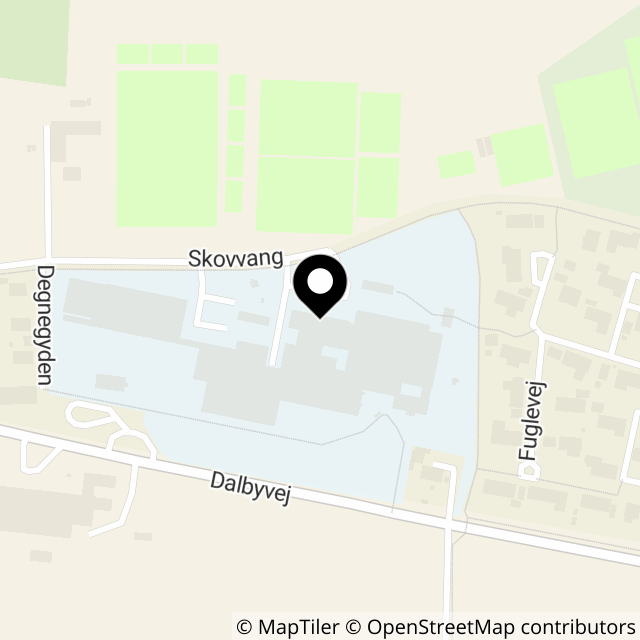 Kort over Skovvang 6, Ejby