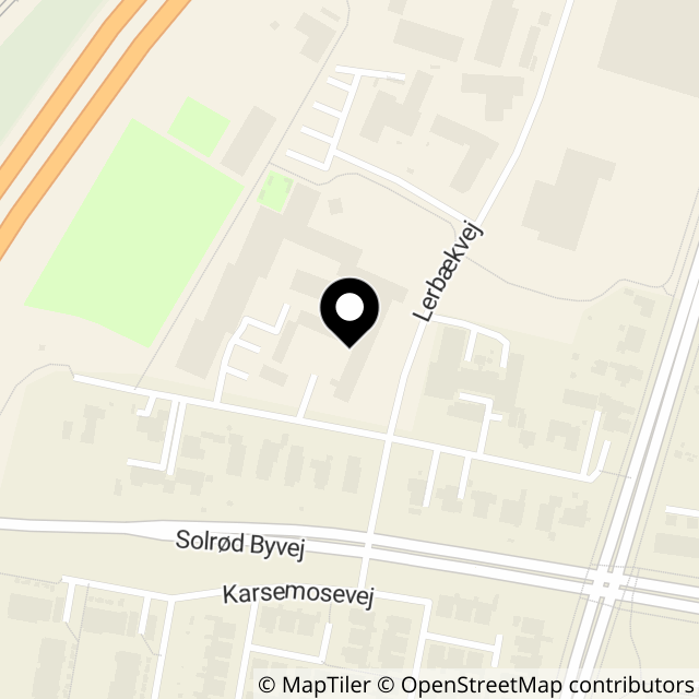 Kort over Højagervænget 23