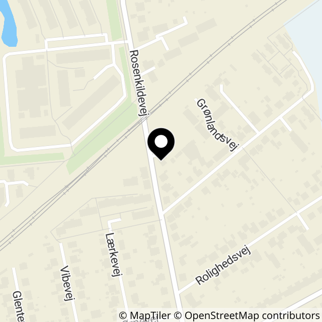 Kort over Rosenkildevej 46