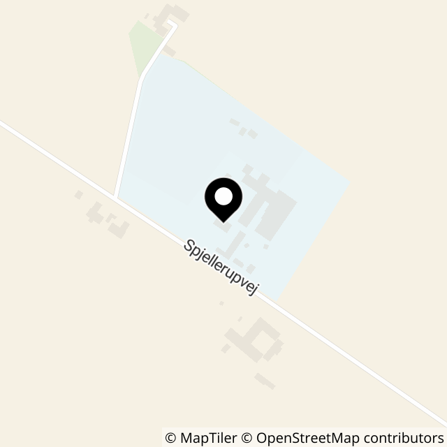 Kort over Spjellerupvej 33