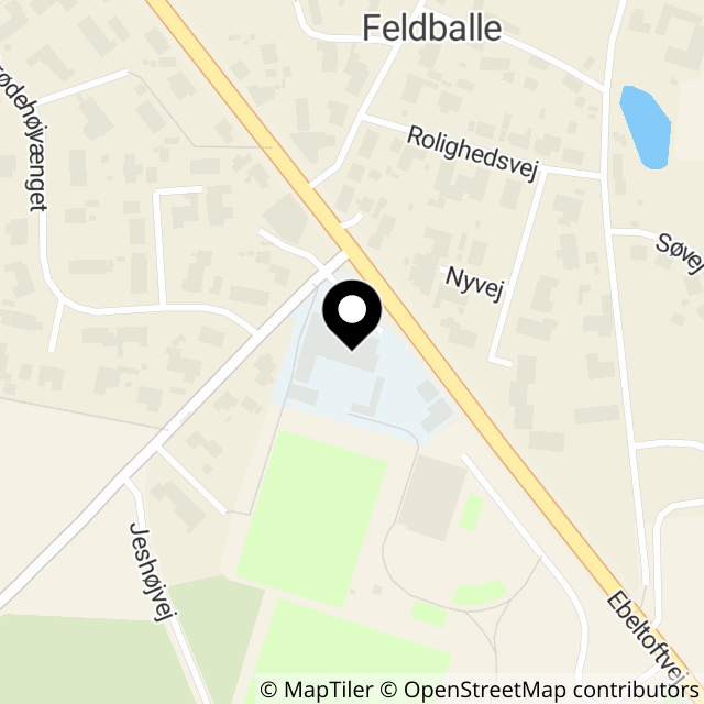 Kort over Ebeltoftvej 56