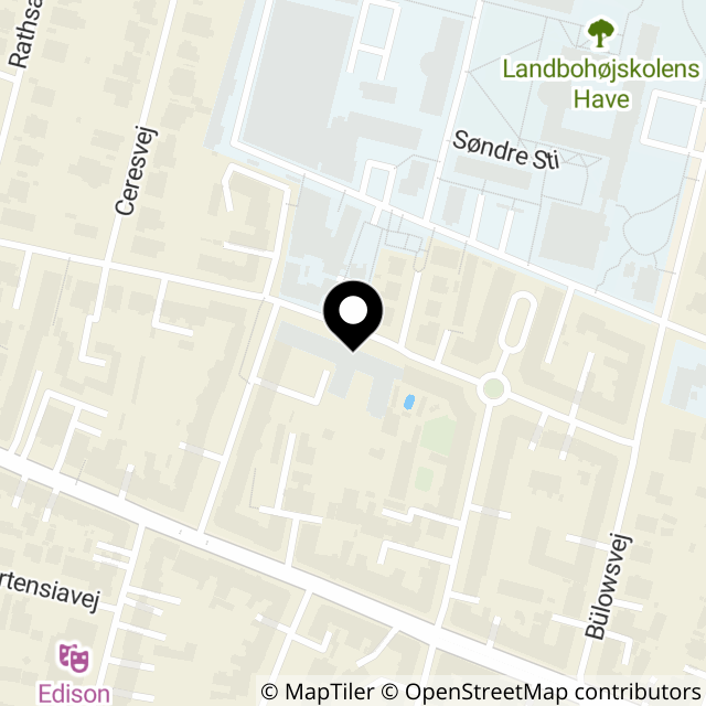 Kort over Grundtvigsvej 11