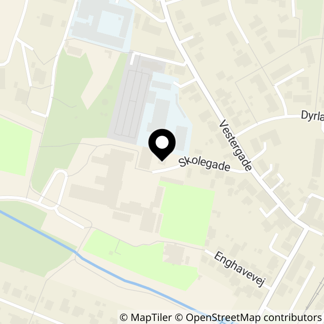 Kort over Skolegade 6