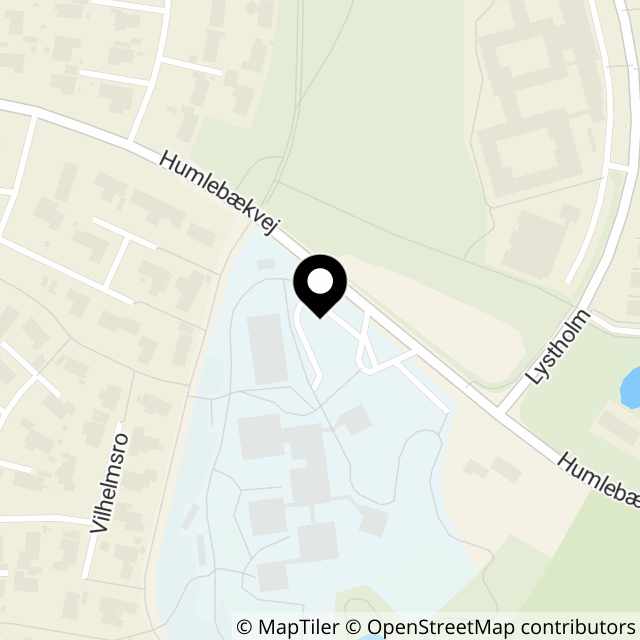 Kort over Humlebækvej 10