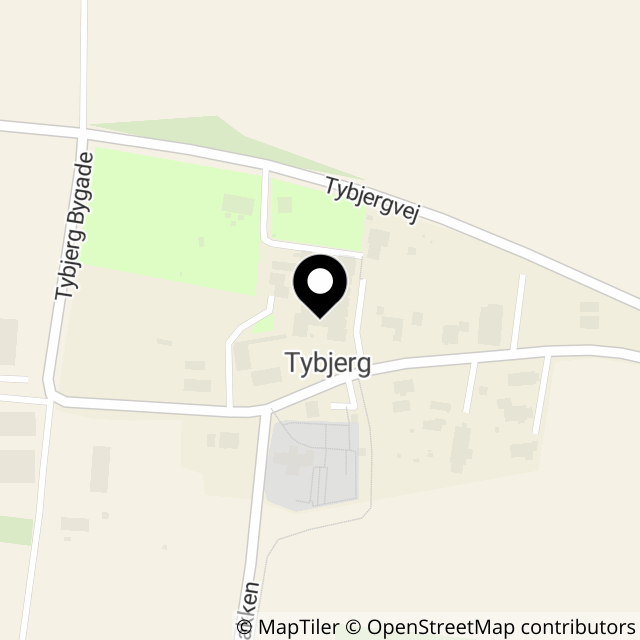 Kort over Tybjerg Bygade 3