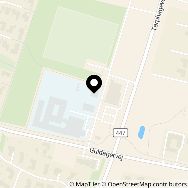 Kort over Guldager Skolevej 4