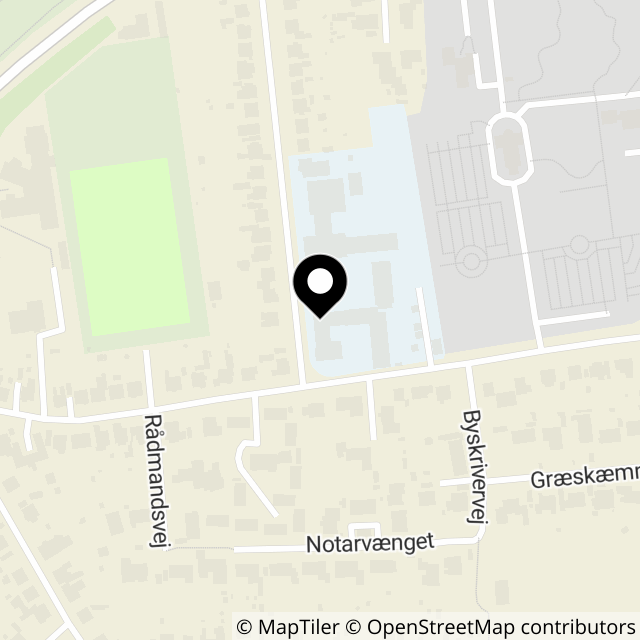Kort over Østre Skolevej 2