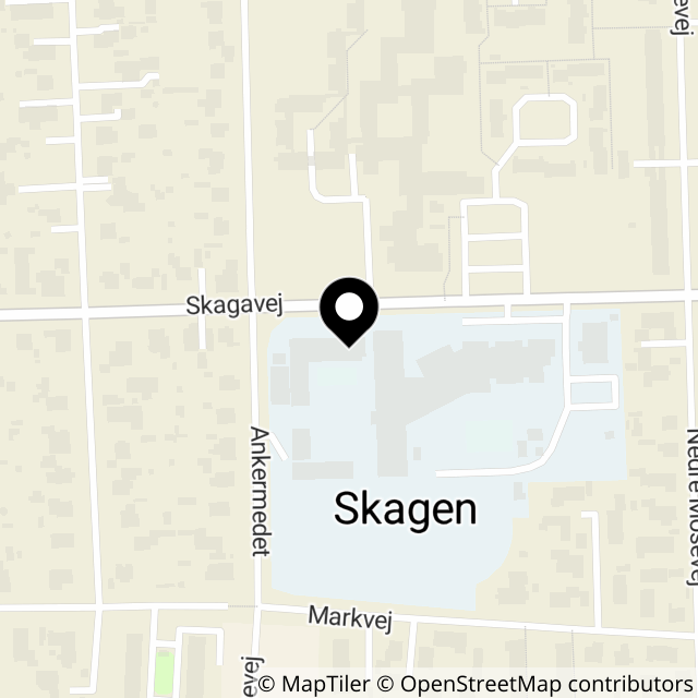 Kort over Skagavej 139