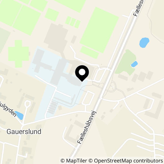 Kort over Fælleshåbsvej 13
