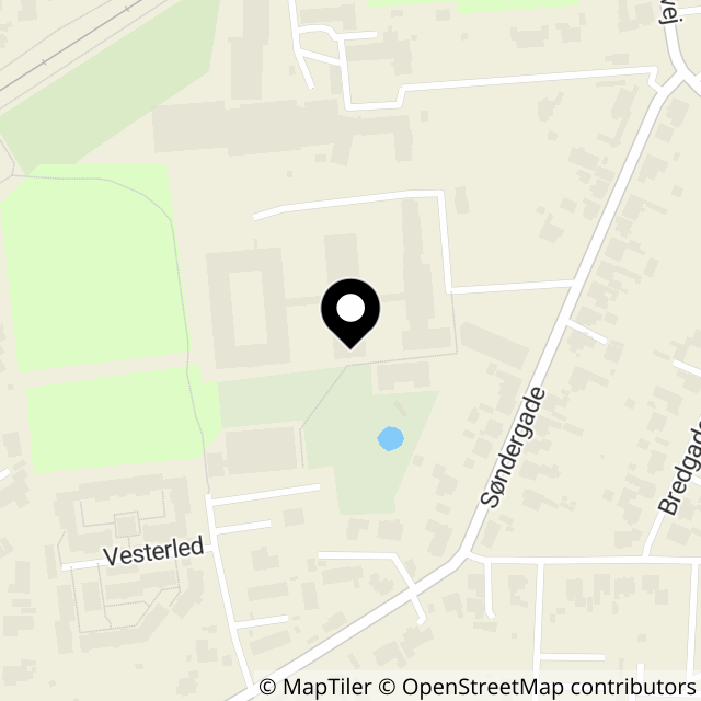 Kort over Søndergade 12G