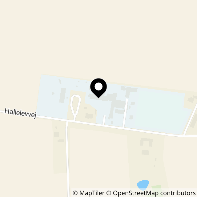 Kort over Hallelevvej 30A