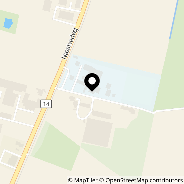 Kort over Næstvedvej 349