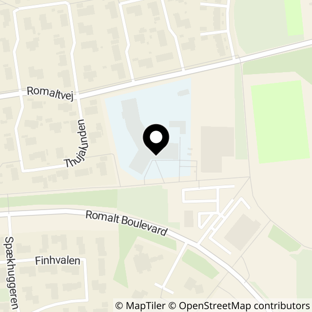 Kort over Romalt Boulevard 34