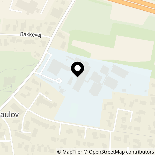 Kort over Taulov Kirkevej 35A