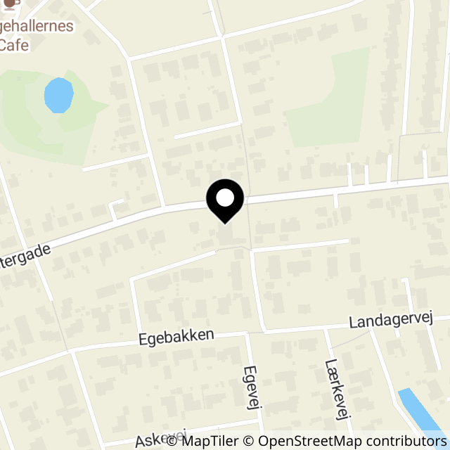 Kort over Vestergade 43
