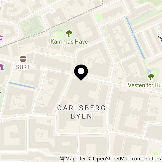 Kort over Ny Carlsberg Vej 99