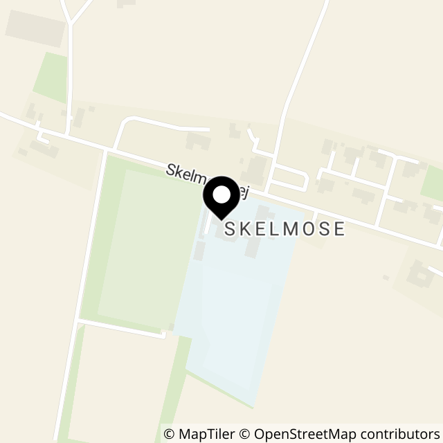 Kort over Skelmosevej 22 Stadil