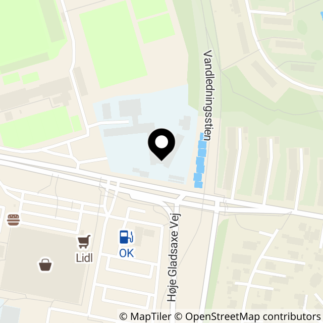 Kort over Gladsaxevej 198