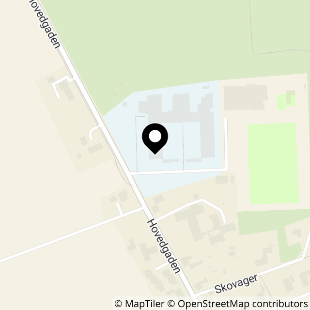 Kort over Poulstrup Skolevej 1